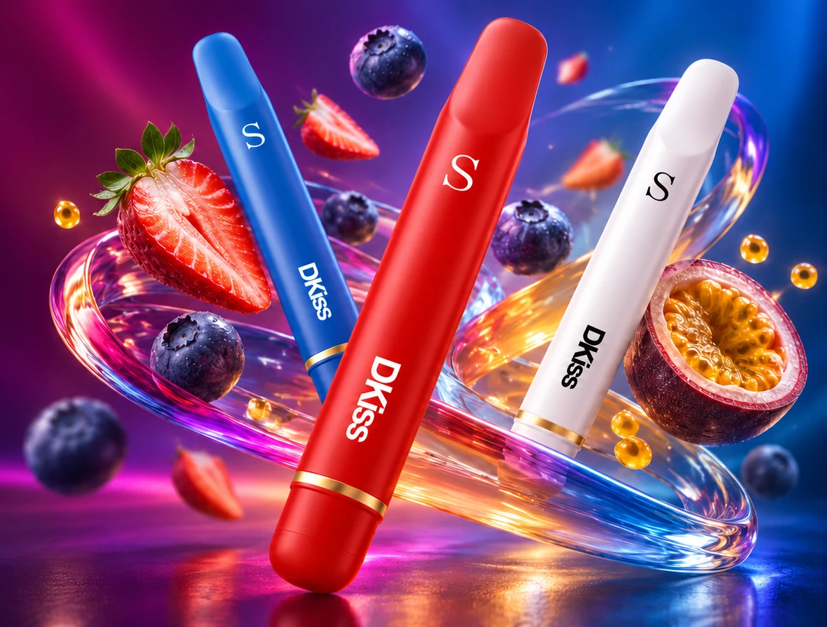 Blueberry, Strawberry and Passion Fruit DKISS SHAKE sticks with a vivid burst of fruit and color